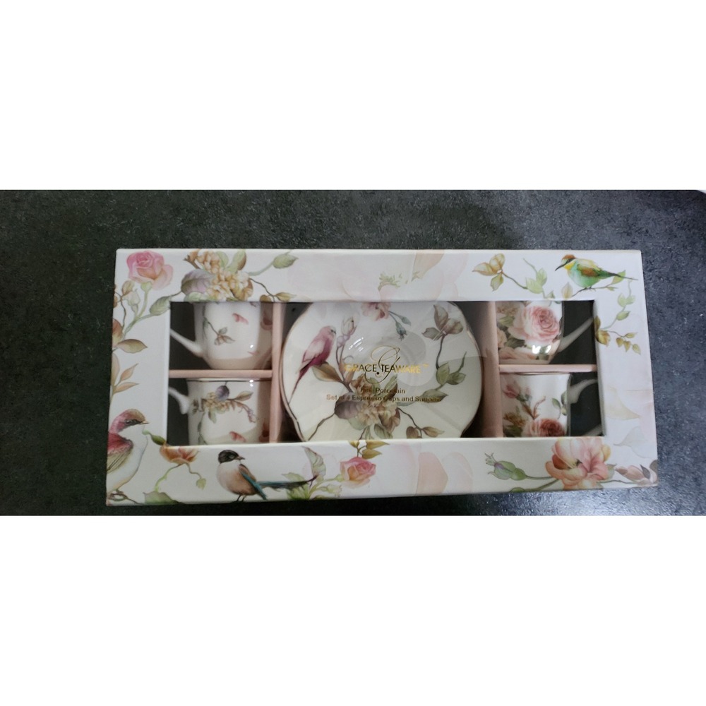 Grace Teaware 8-Piece Gift Set Songbird Garden